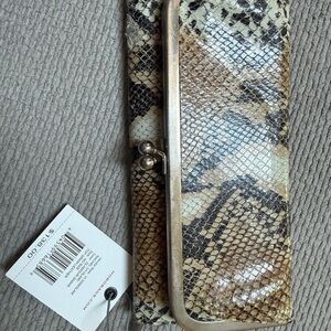 Hobo Rachel Continental Wallet - Snakeskin pattern